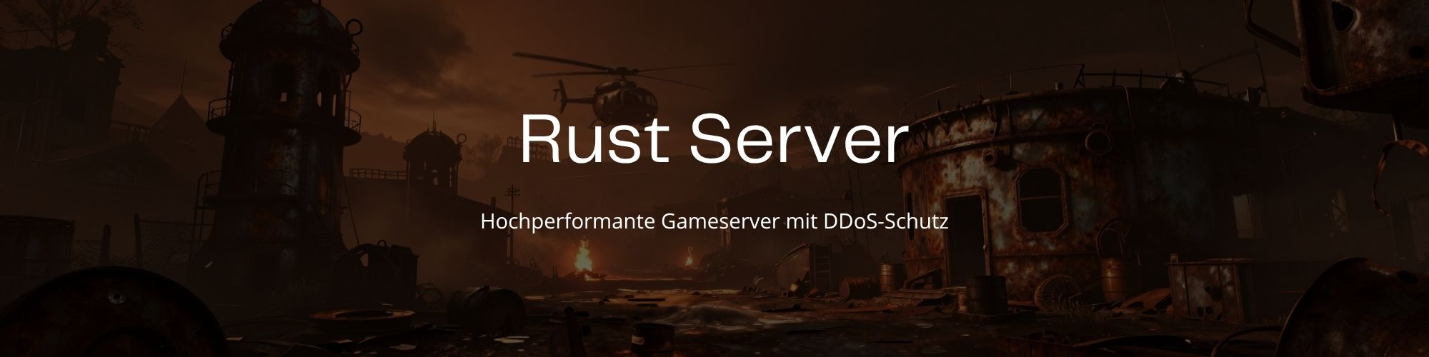 Rust Server mieten – Oxide, Carbon, 1-Klick-Wipe, made in Germany