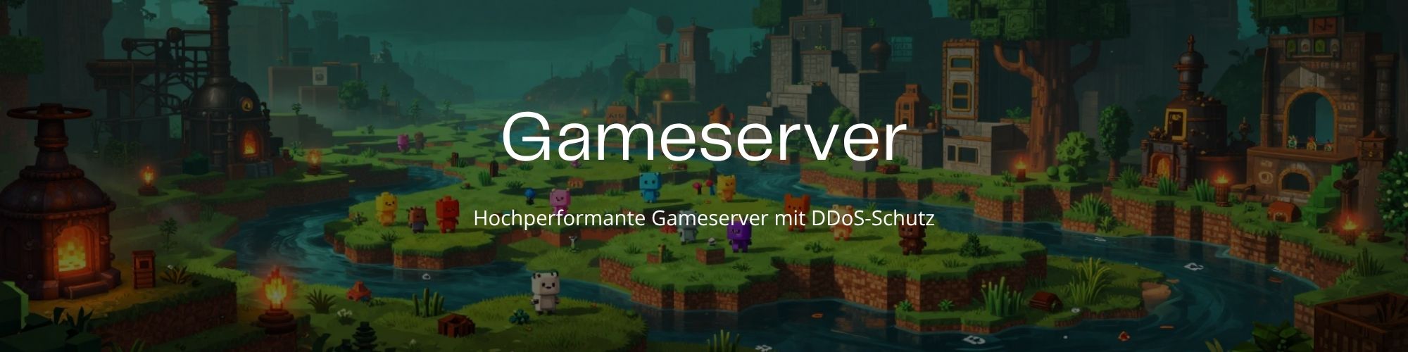Gameserver Hintergrund – performante Server für Minecraft, Palworld, CS2 und Rust